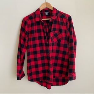 Eddie Bauer Flannel Buffalo Plaid Shirt size M
